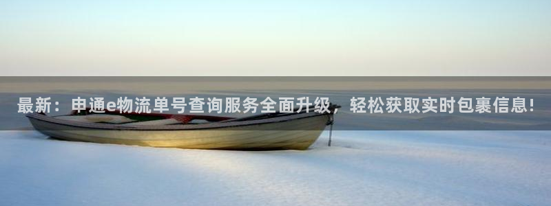 28圈大神预测：最新：申通e物流单号